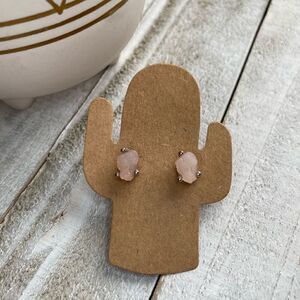 Stone earrings